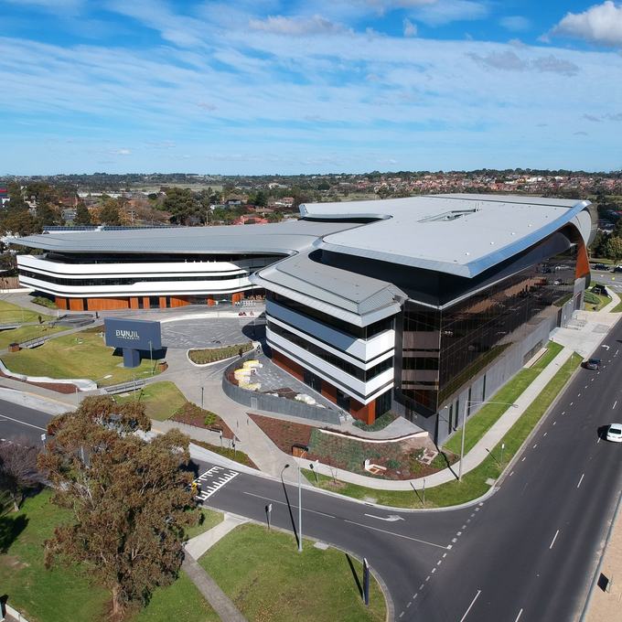 Aerial view of the Bunjil Place precinct