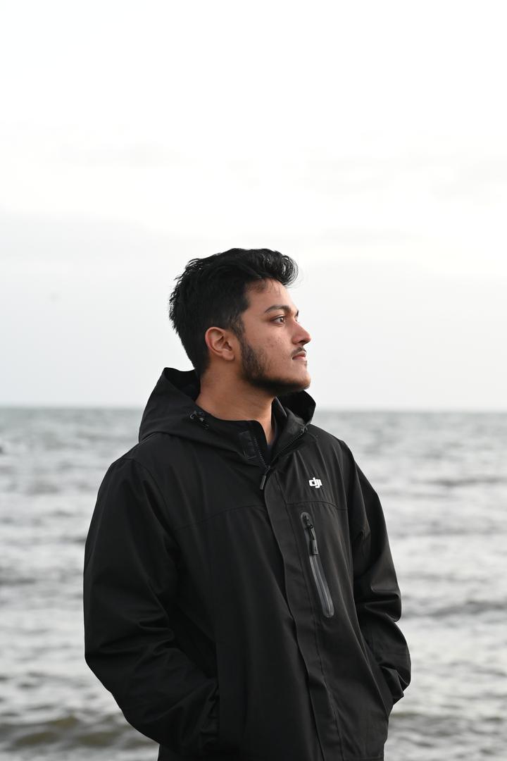 Pranav Mahajan, founder of Hover Above, on location in Victoria